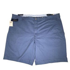 Polo Ralph Lauren Mens 48B Shorts Blue Chino Stretch Cotton Twill Casual Preppy